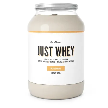 GYMBEAM Just Whey | wieloskładnikowe białko serwatkowe SŁONY KARMEL 1000g